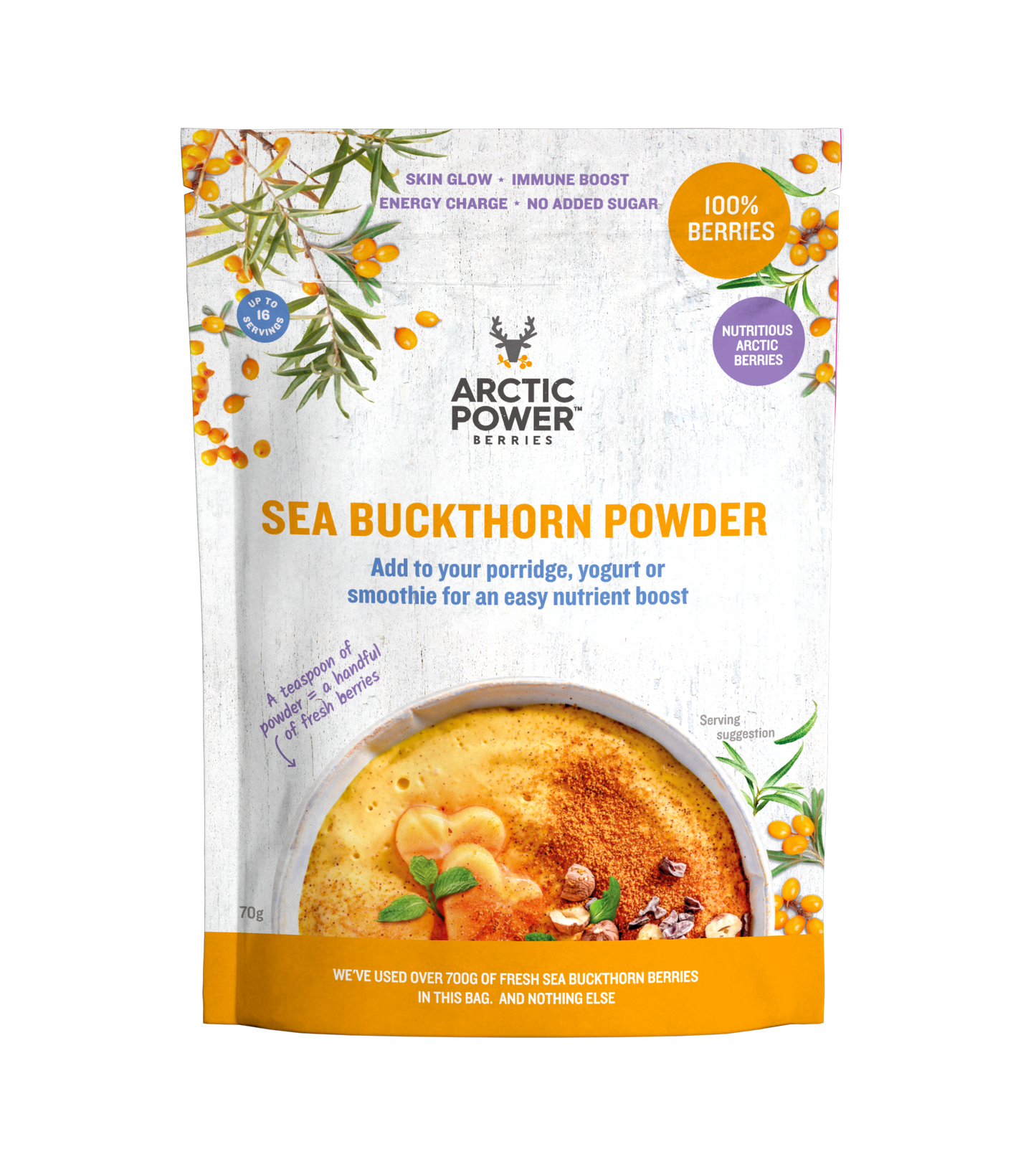Arctic Power Berries - Homoktövis Por 70g