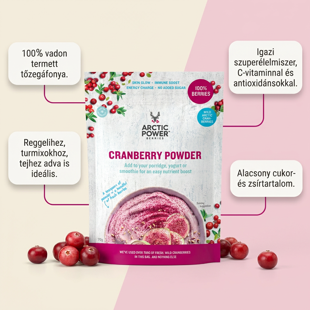 Arctic Power Berries - Vad Tőzegáfonya Por 70g