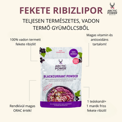 Artic Power Berries - Fekete Ribizli Por 70g