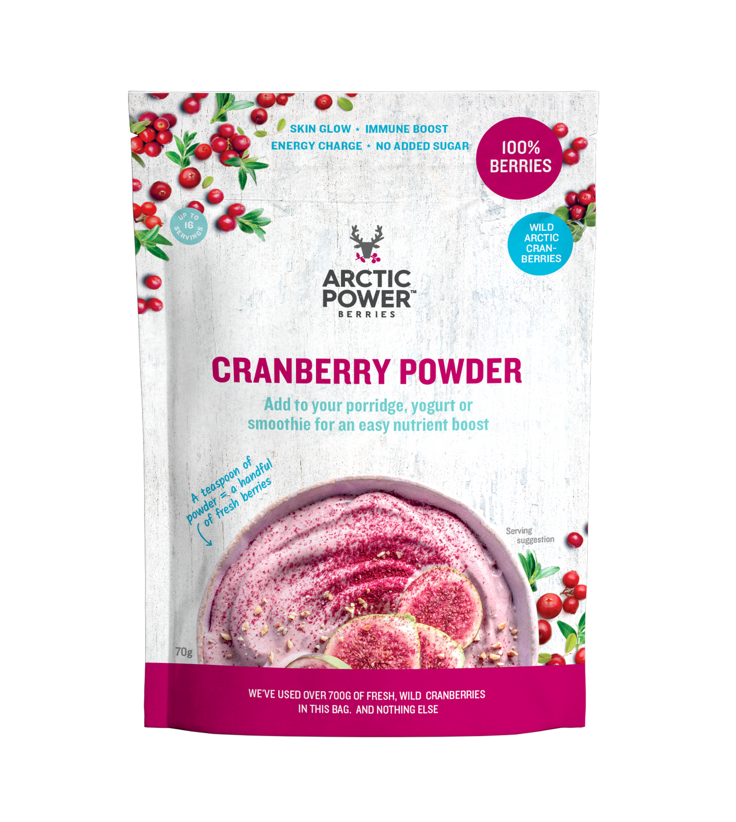 Artic Power Berries - Vad Tőzegáfonya Por 70g