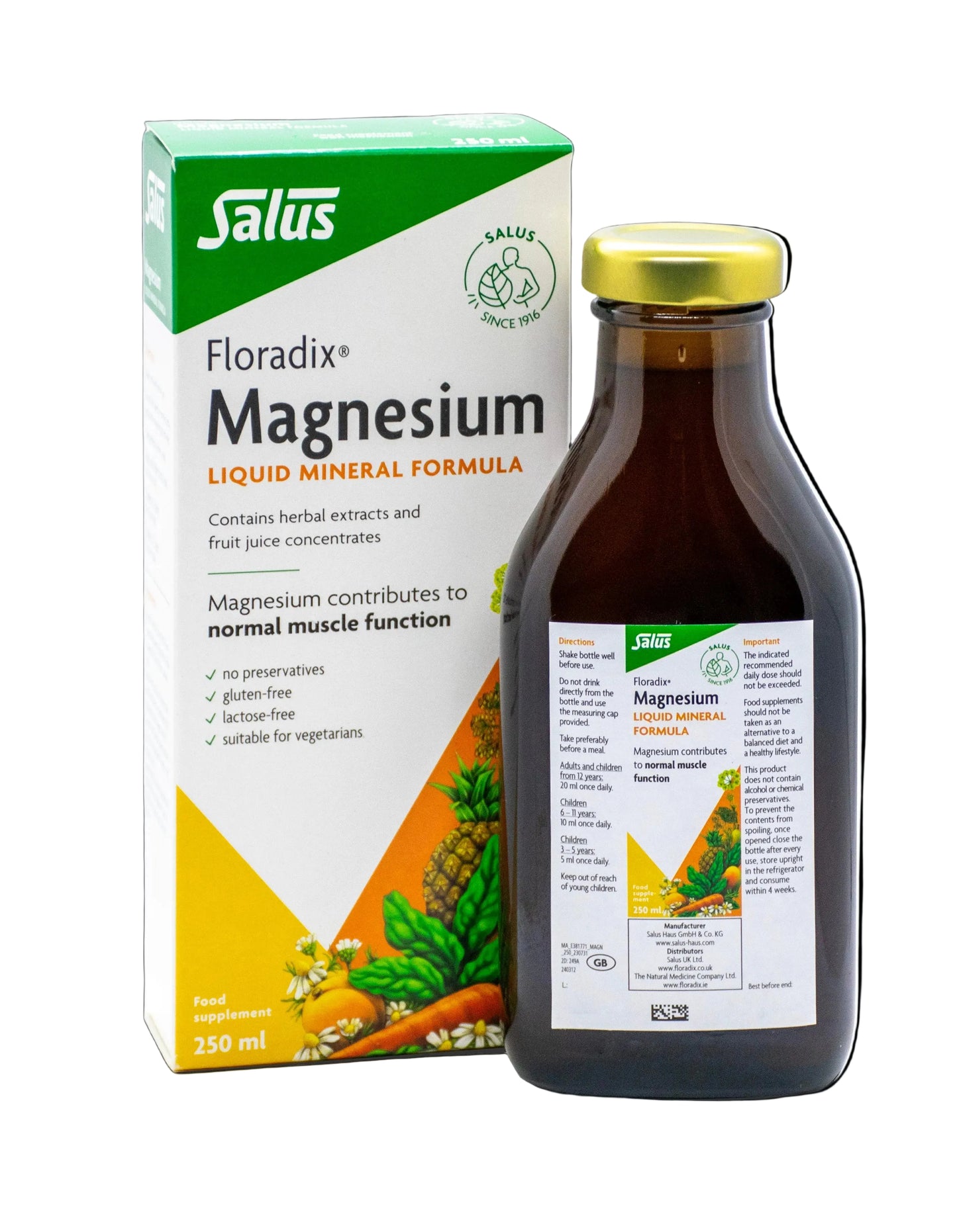 Salus Floradix Magnézium szirup - 250 ml